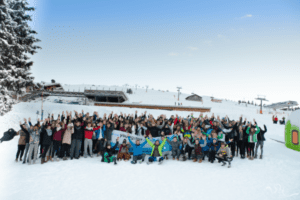 Gruppe in der Skifreizeit Zillertal 18+