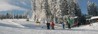 Skilift Ausstieg