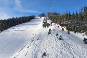 Skigebiet im Wintercamp Österreich