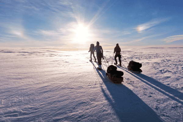 Schneeschuhtour Schweden