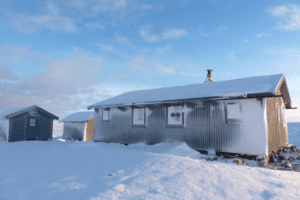 Berghütte Schneeschuhwanderung