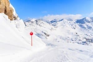 wunderschöner Bergblick im Skigebiet Davos