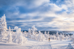 Winterwunderland bei Skireisen in Finnland