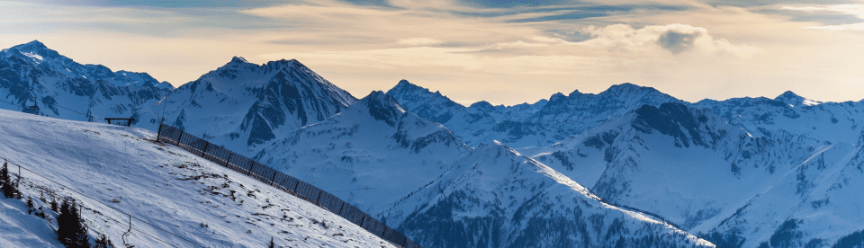 Skifahren im Winter
