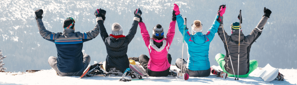 Skiurlaub in der Gruppe