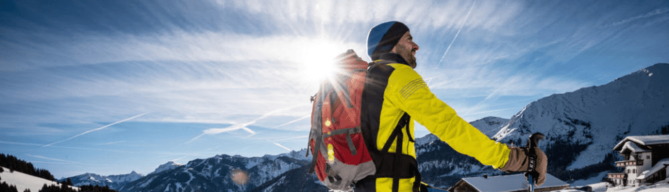 Winterwelt Ammagauer Alpen Sonne