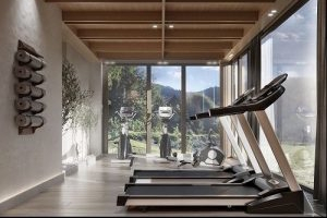 Der Fitnessraum im Hotel