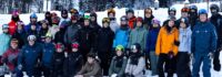 Gruppenbild im Schnee