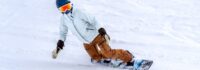Curving auf dem Snowboard