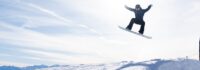 Snowboard Sprung Schanze