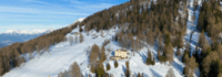 Skihütte Zams aus der Vogelperspektive